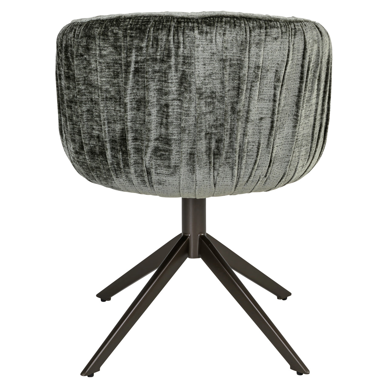 Dining chair Cassi sage chenille swivel