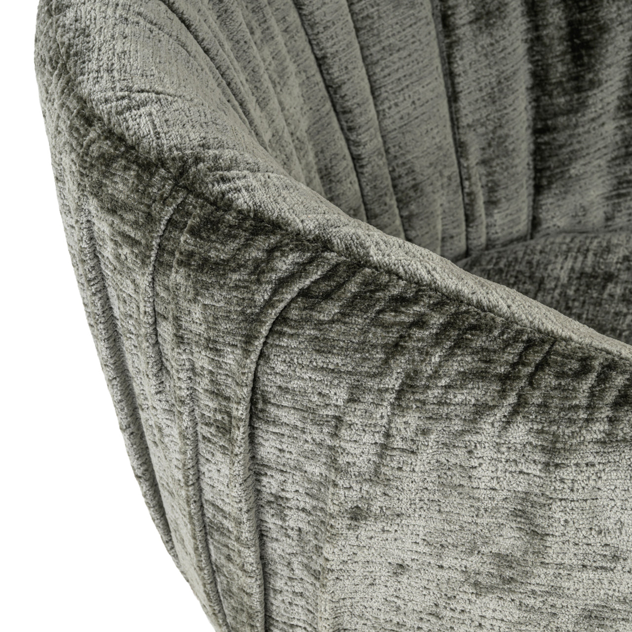 Dining chair Cassi sage chenille swivel
