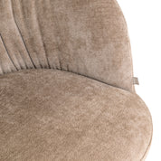 Dining chair Cassi sand soft swivel