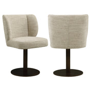 Dining chair Fiona natural softweave swivel