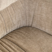 Dining chair Chase cream blockweave swivel