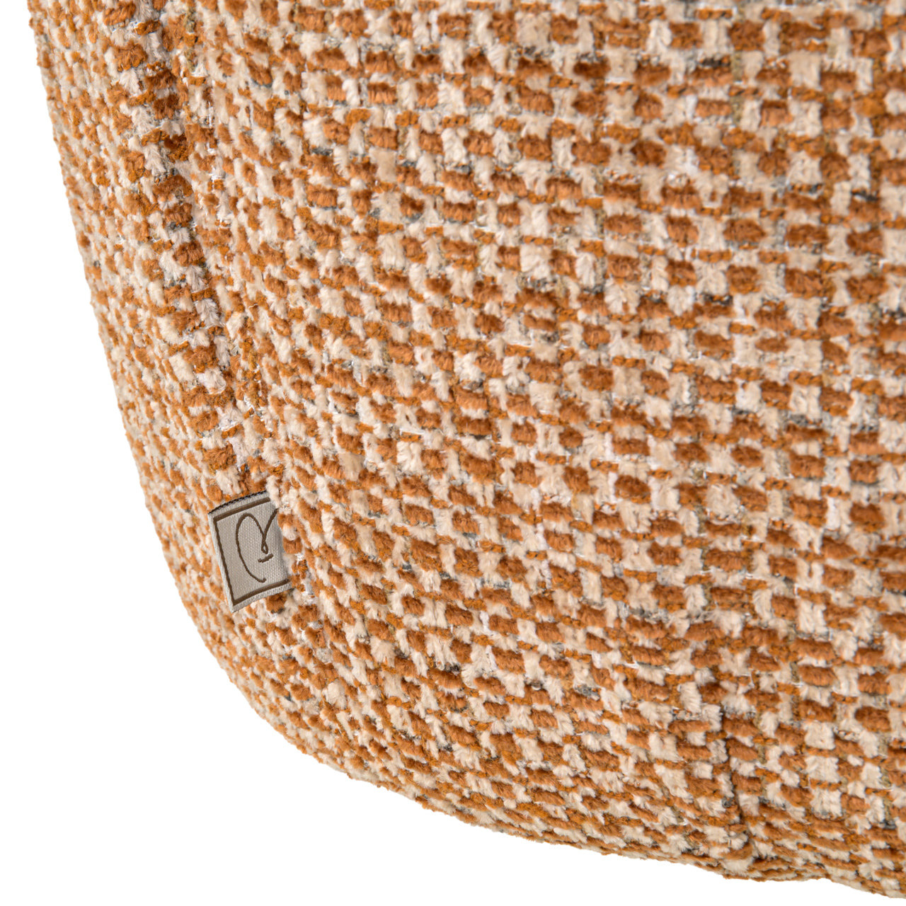 Dining chair Chase ginger jacquard swivel