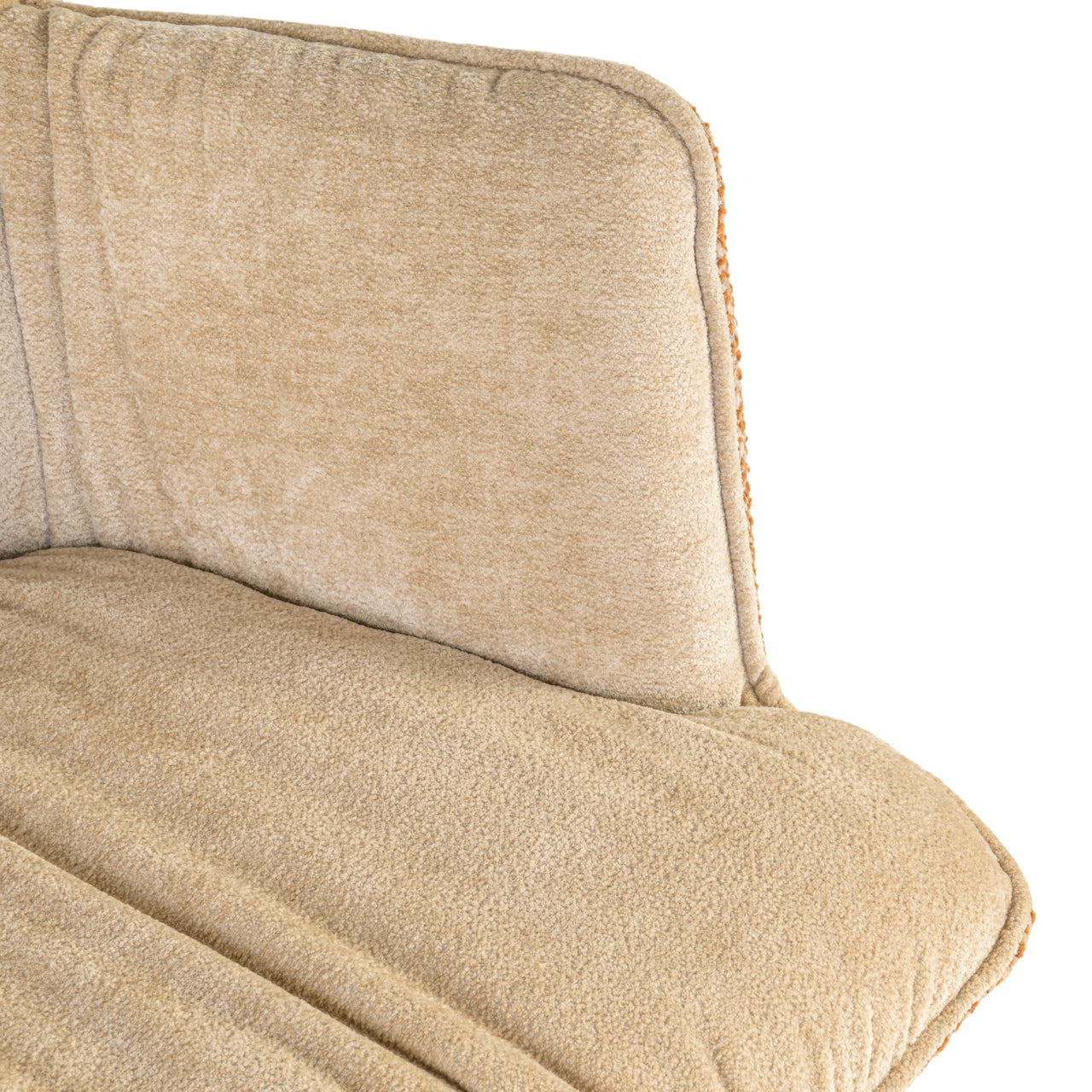 Dining chair Chase ginger jacquard swivel
