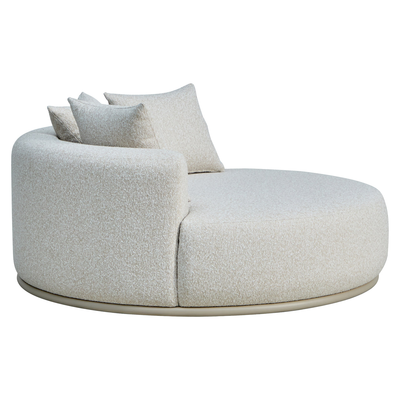 Outdoor daybed Belucci ecru round