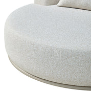 Outdoor daybed Belucci ecru round