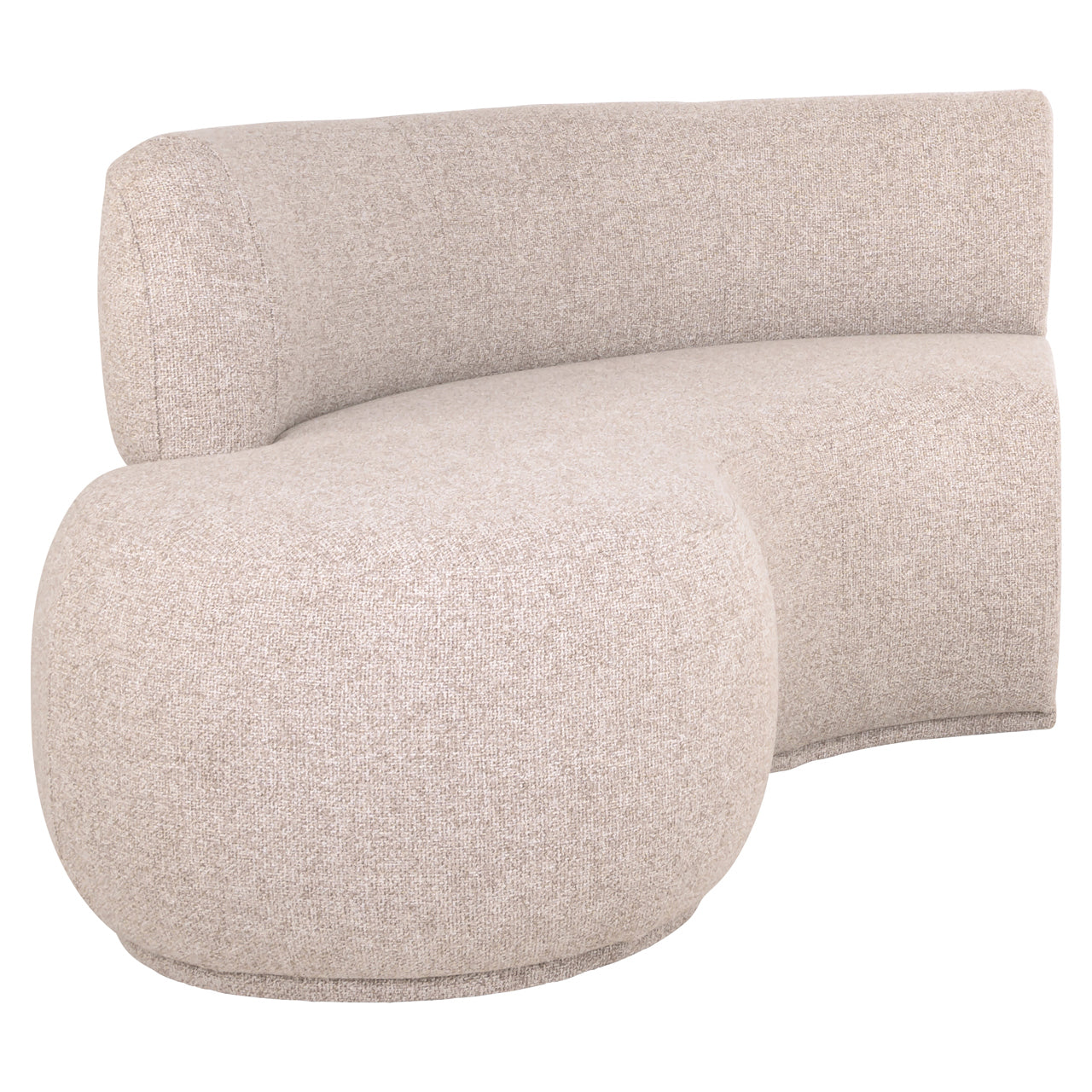 Dining bench Sorrobon customized open end left round