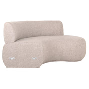 Dining bench Sorrobon customized open end right round