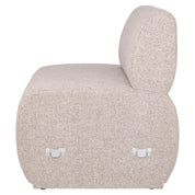 Dining bench Sorrobon customized open end left straight