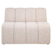 Dining bench Landmark cayenne brown straight - fully upholstered