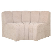 Dining bench Landmark customized corner round - fully upholstered