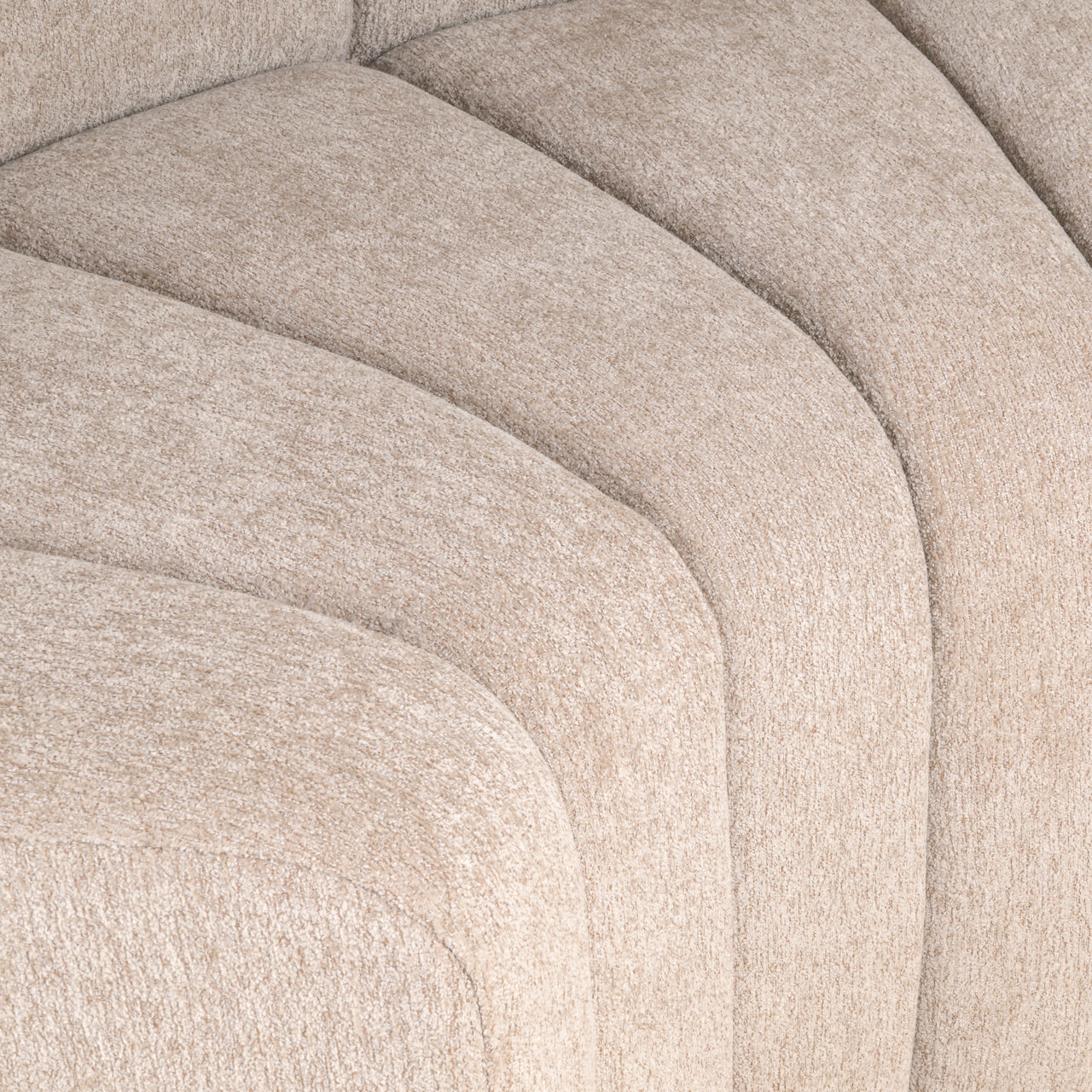 Dining bench Landmark be easy sand corner round - fully upholstered