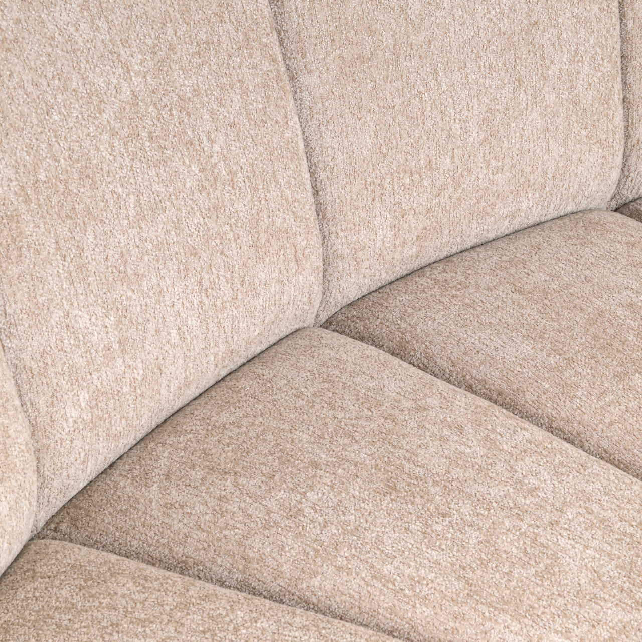 Dining bench Landmark be easy sand corner round - fully upholstered