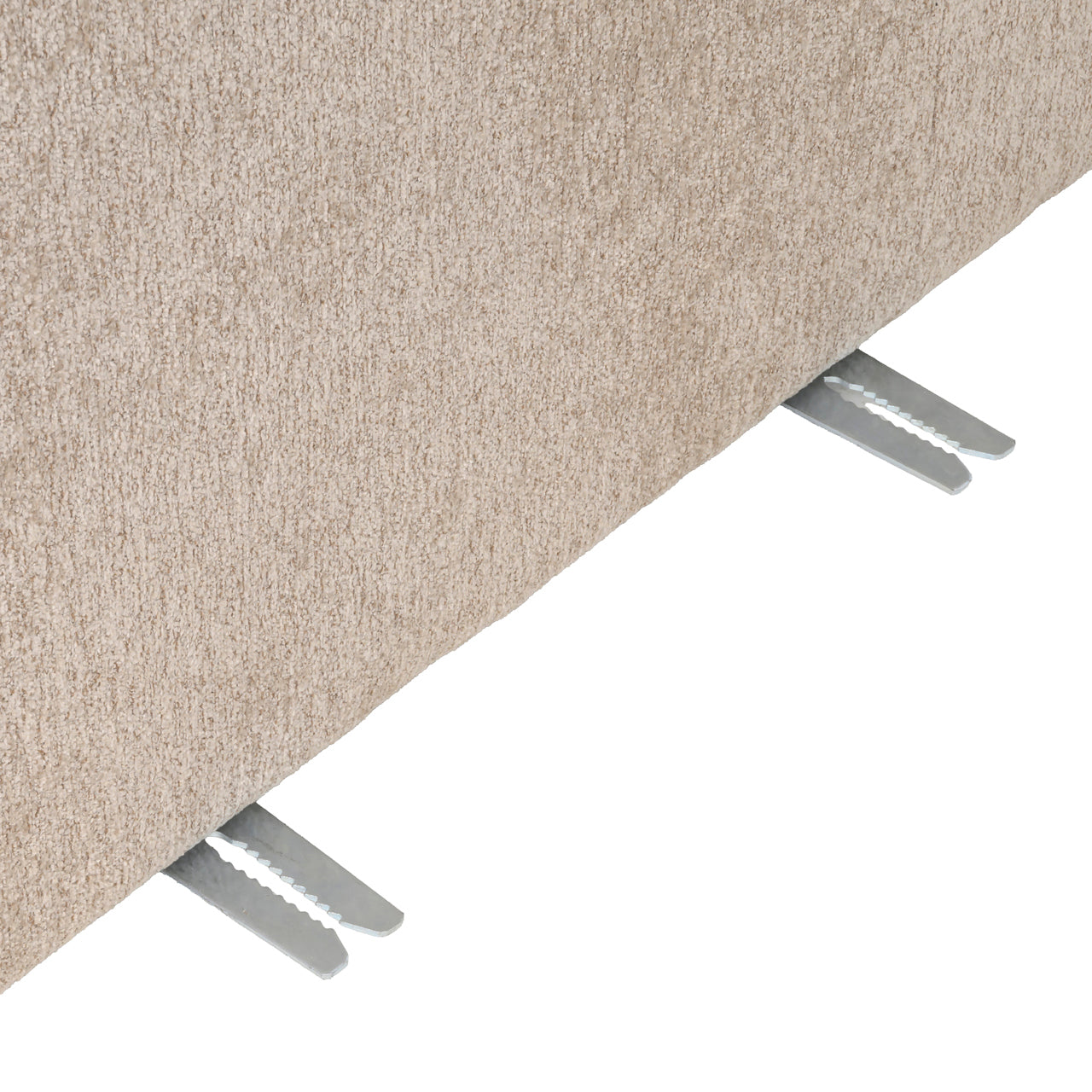 Dining bench Landmark be easy sand corner round - fully upholstered