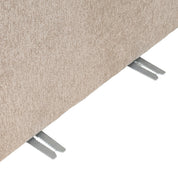 Dining bench Landmark be easy sand corner round - fully upholstered