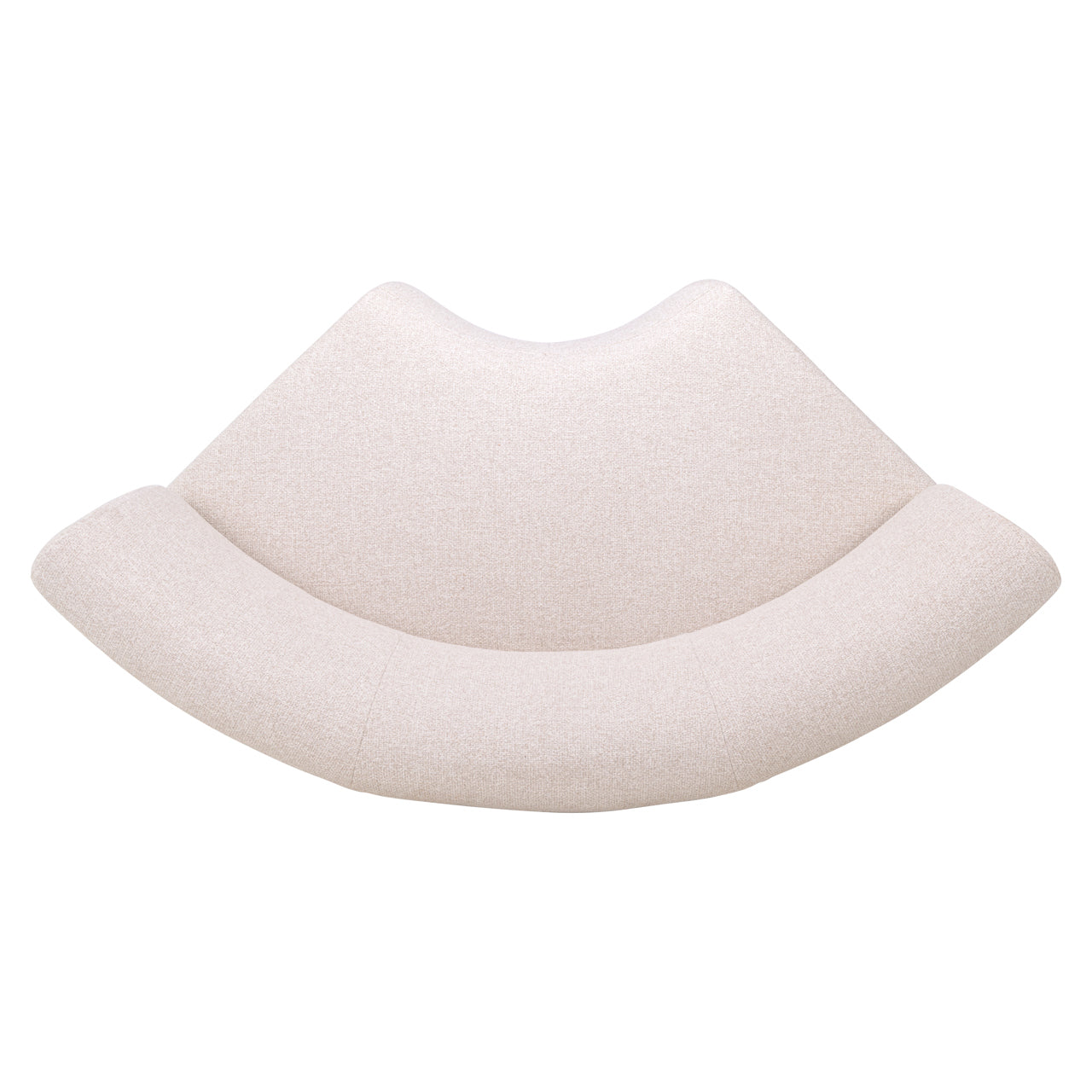 Dining bench Sorrobon cayenne ecru round - fully upholstered