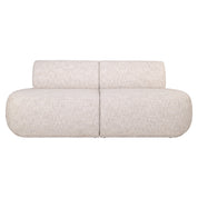 Dining bench Sorrobon trendy cream open end right straight