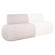 Dining bench Sorrobon trendy cream open end left straight