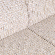 Dining bench Sorrobon trendy cream open end left straight