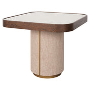 End table Willox beige  including glass