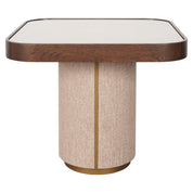 End table Willox beige  including glass