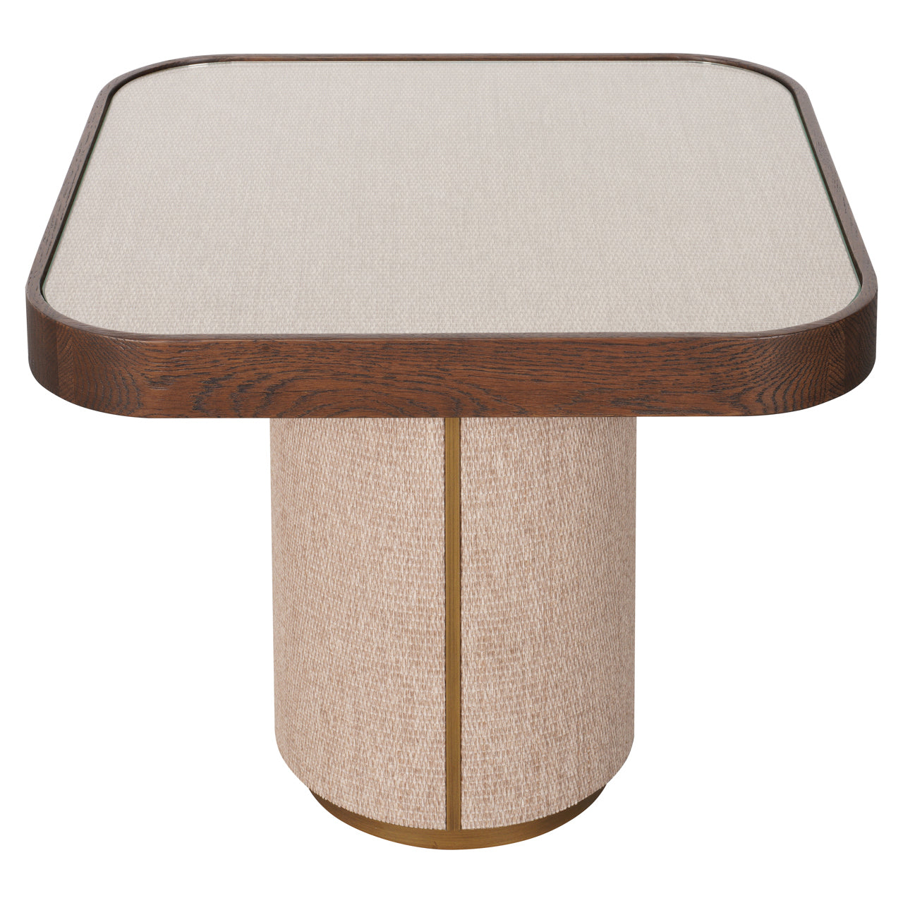 End table Willox beige  including glass