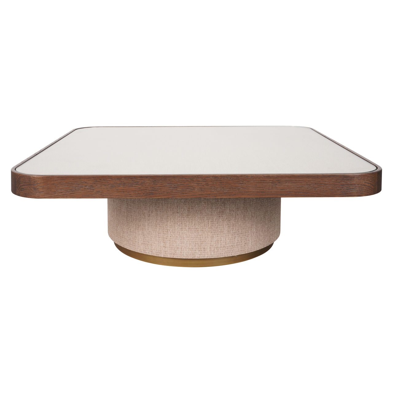 Coffee table Willox beige  including glass (Set of 2)