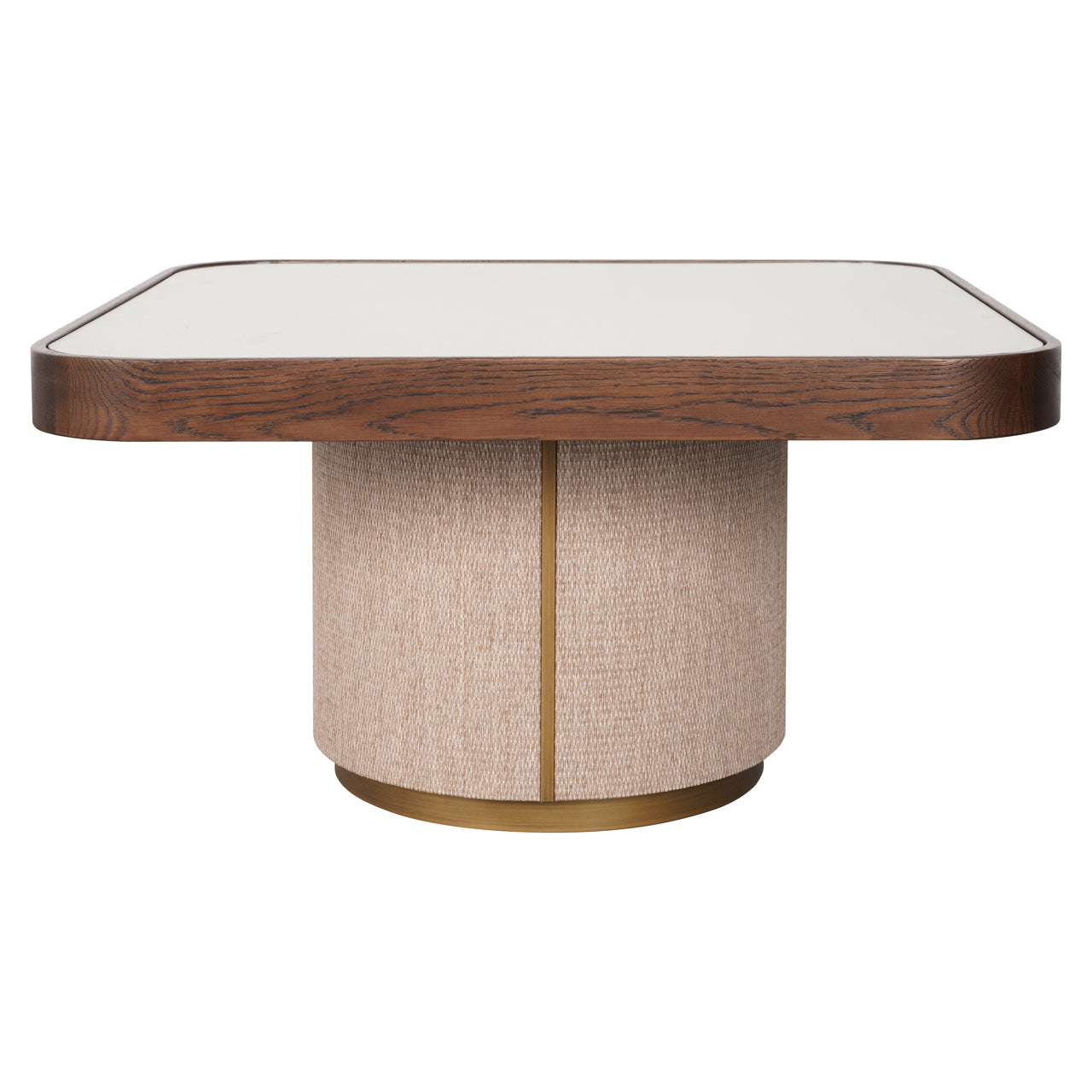 Coffee table Willox beige  including glass (Set of 2)