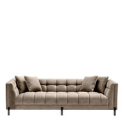 Sofa Sienna savona greige velvet