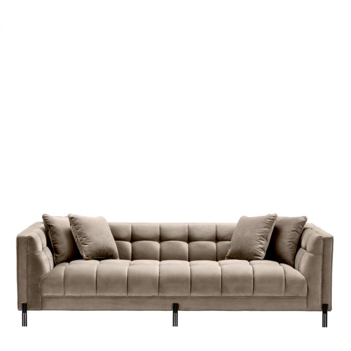 Sofa Sienna savona greige velvet