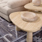 Side Table Larino L travertine