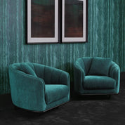 Silla Agostino pabellón verde mar
