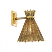 Wall Lamp Kon Tiki vintage brass finish