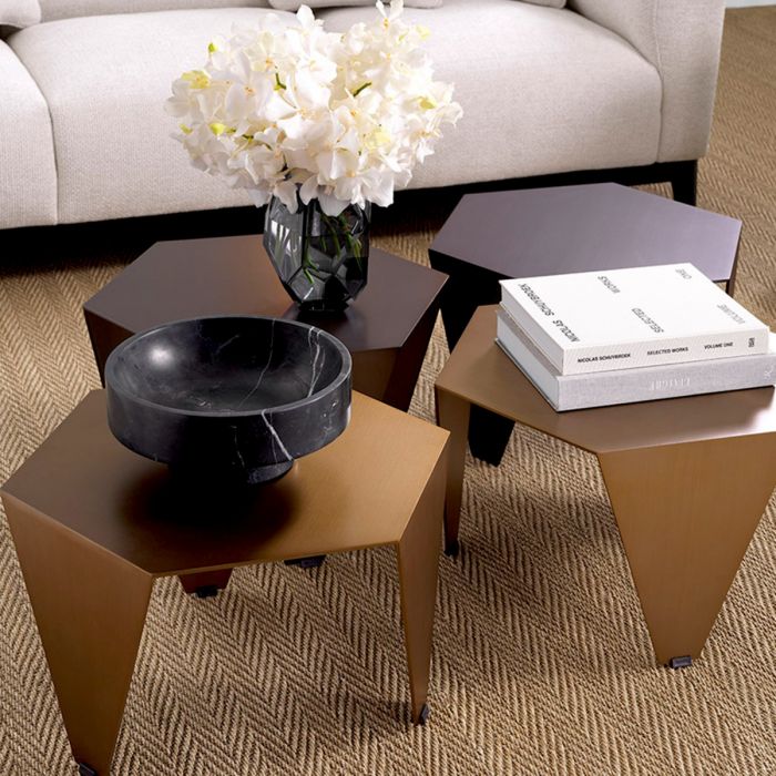Side Table Metro Chic bronze finish