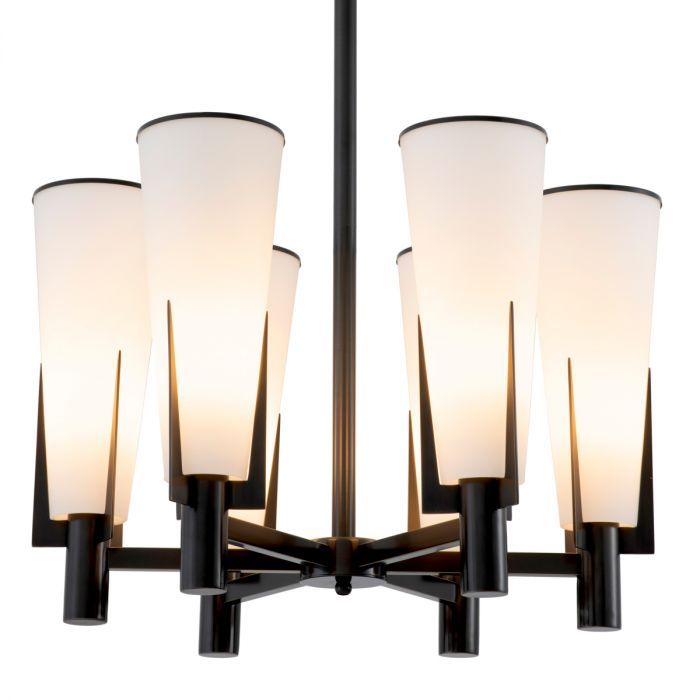 Chandelier Dino bronze highlight finish