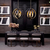 Dining Table Atelier S charcoal grey oak veneer