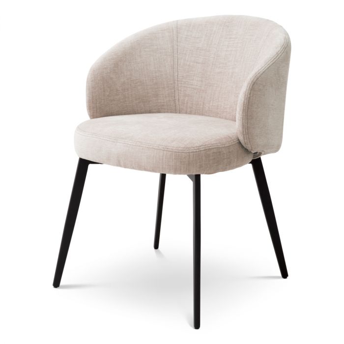 Dining Chair Lloyd with arm sisley beige set of 2