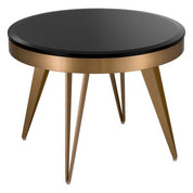 Side Table Rocco brushed brass finish