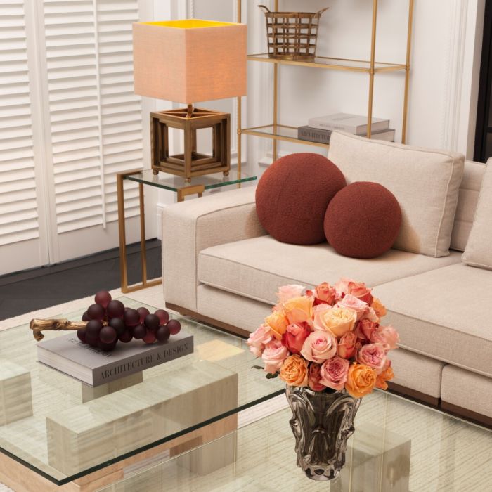 Basket Vreeland vintage brass finish