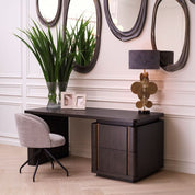 Desk Modesto mocha oak veneer