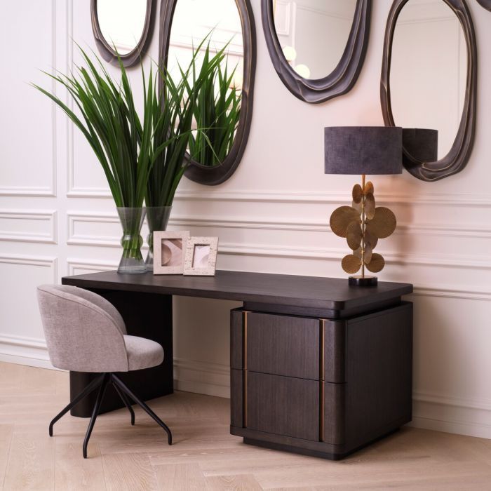 Desk Modesto mocha oak veneer