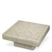 Mesa de centro de exterior Mateo gris claro