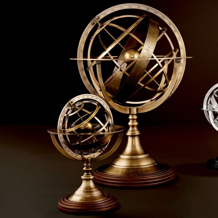 Globe antique brass finish S