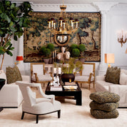 Candle Holder Decaix vintage brass finish