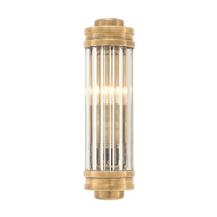 Wall Lamp Gascogne XS vintage brass finish