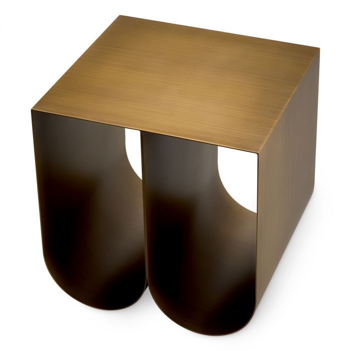 Side Table Rafaello brushed brass finish