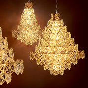 Chandelier Hermitage L nickel finish