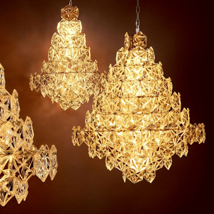 Chandelier Hermitage L nickel finish