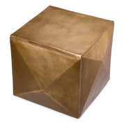 Side Table Maratea antique brass finish