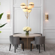 Chandelier Spiridon antique brass finish