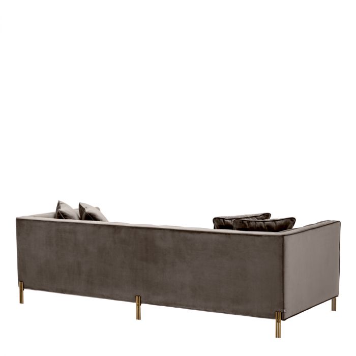 Sofa Sienna savona grey velvet